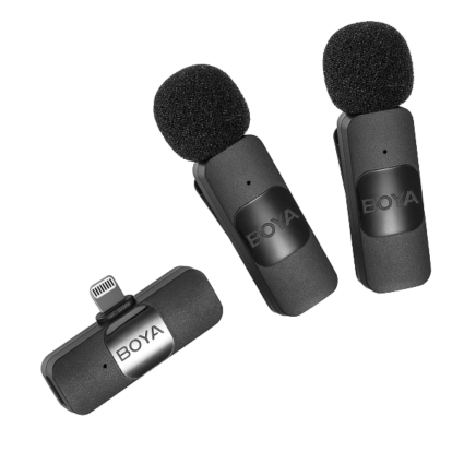 BOYA BY‑V2 Wireless Lavalier Microphone (Lightning)