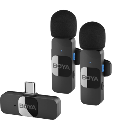 BOYA BY-V20 Wireless Lavalier Microphone V2.0 — USB-C