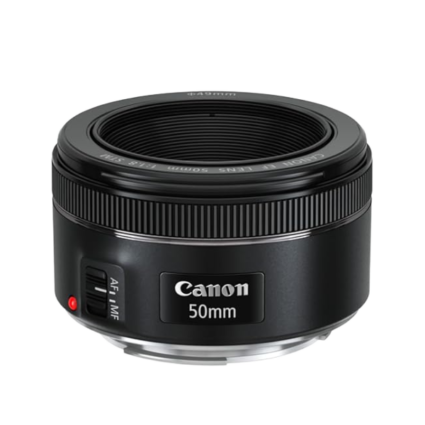 Canon 50mm f/1.8 STM Standard Prime Lens — Black