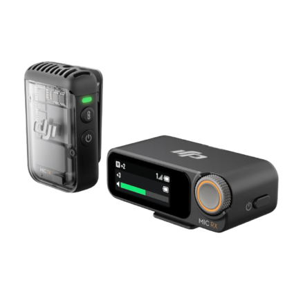 DJI Mic 2 Single Kit (1 Transmitter + 1 Receiver) — Grey