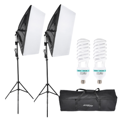 ANDOER DEU-3467 Photography Light Tent Kit — Studio Cube Lighting