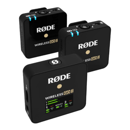 RODE GO II Dual-Channel Wireless Microphone — Black