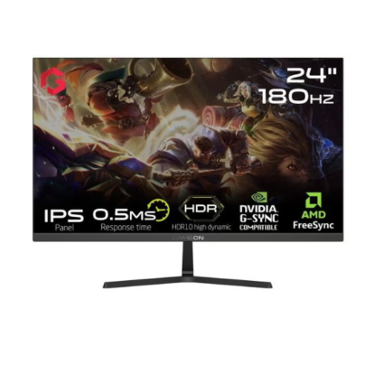 GameOn 24-inch FHD IPS Gaming Monitor — 180Hz, Black