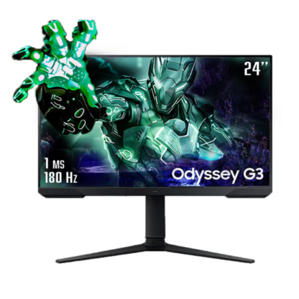 Samsung Odyssey G3 24" Gaming Monitor — 180Hz, Black