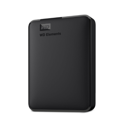 WD Elements 6TB Portable External Hard Drive (WDBHJS0060BBK‑WESN) — Black