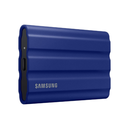 Samsung T7 Shield 2TB Portable SSD (Blue) — Rugged USB 3.2 Storage, IP65 Water & Dust Resistant