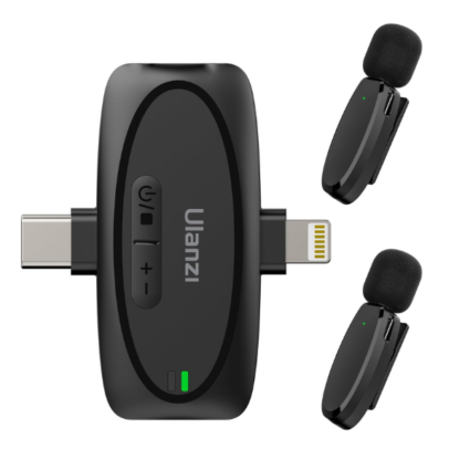 ULANZI Wireless Lavalier Microphone for Video Content