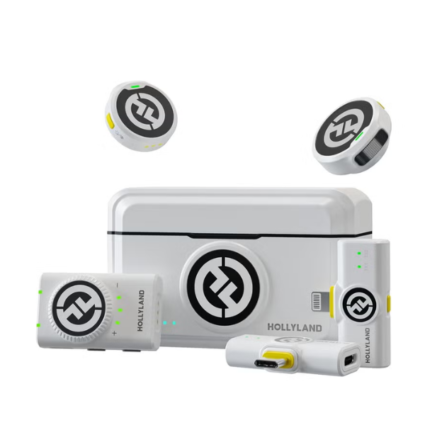 Hollyland LARK M2 Wireless Microphone White for Vlogging
