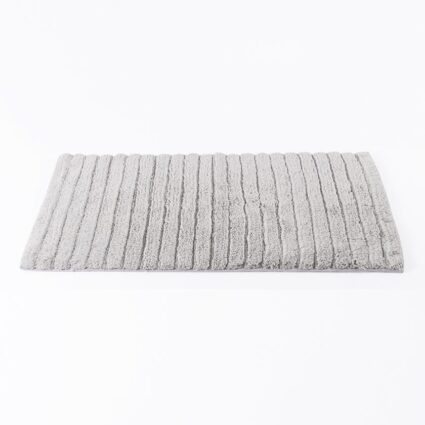 Braddy Bath Mat, Silver - 90x60 cm