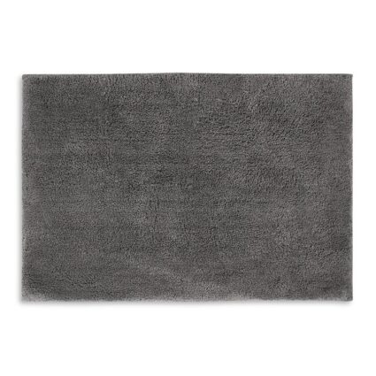 Classic Polyester Bath Mat, Dark Grey, 2300 GSM - 70x120cm