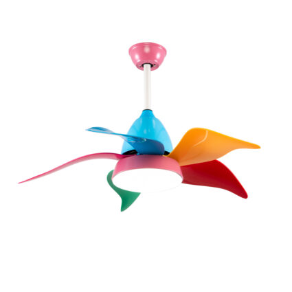 Tinted Mixed Colors 36 Inch Ceiling Fan