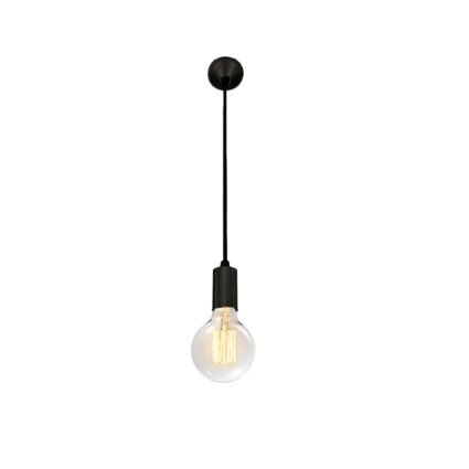 Lizba 1 Light Black Pendant