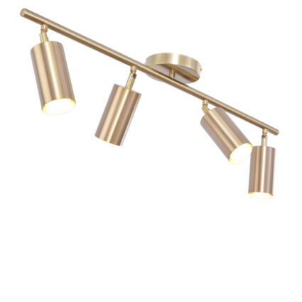 Tracky 4 Lights Gold Pendant