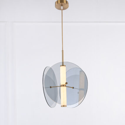 Chips 1 Light Gold × Black Pendant