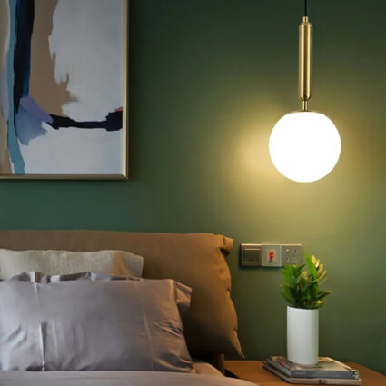 Romba 1 Light Gold Pendant