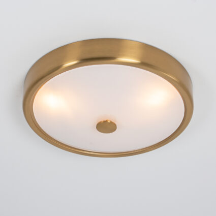 Radiux 3 Lights Gold Flush Light