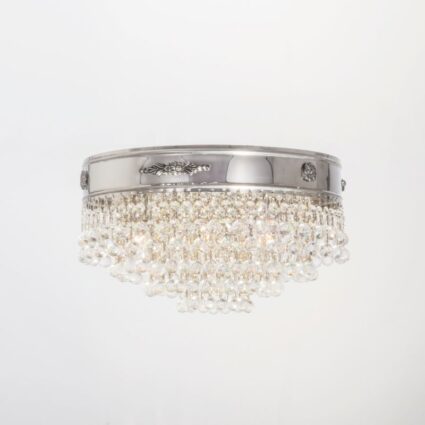 Mateo Chrome 6 Lights 40 CM Flush Light