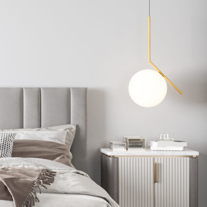 Wolka 1 Light Gold Pendant