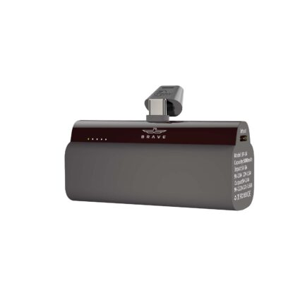 BRAVE Portable Power Bank, Efficient 5000mAh Charger with 20W Type-C Output and Compact Design for Easy Travel, BP-14