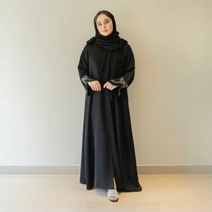 Luxury Black Abaya for Women
