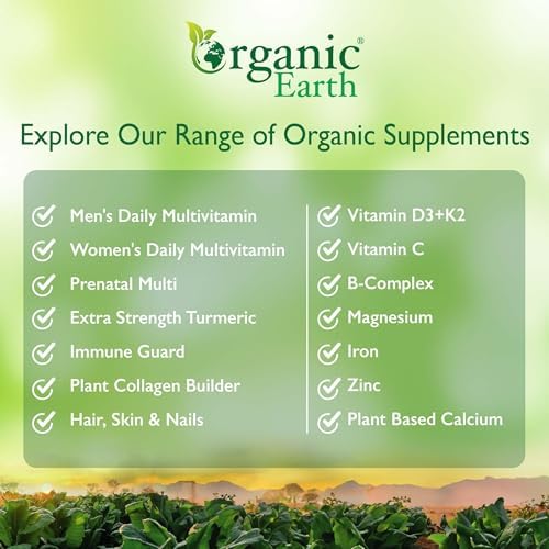 Organic Earth Plant Based Vitamic C I Powerful Antioxidant I Enhance Collagen Production, Aids in Iron absorption I Support Immune System - Image 7