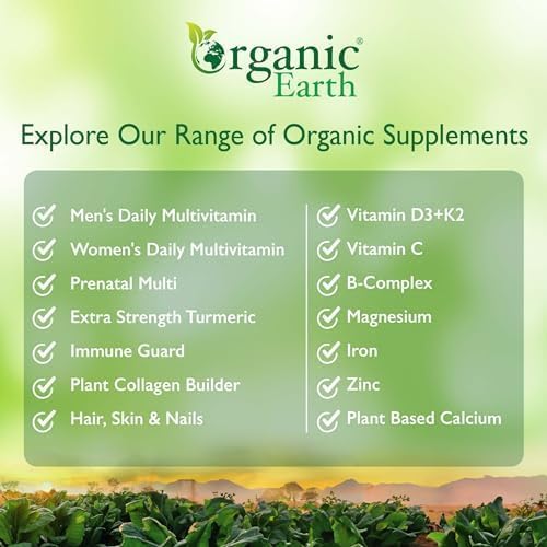 Organic Earth Plant Based Vitamic C I Powerful Antioxidant I Enhance Collagen Production, Aids in Iron absorption I Support Immune System - Image 8