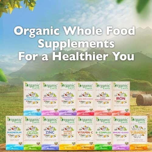 Organic Earth Plant Based Vitamic C I Powerful Antioxidant I Enhance Collagen Production, Aids in Iron absorption I Support Immune System - Image 9