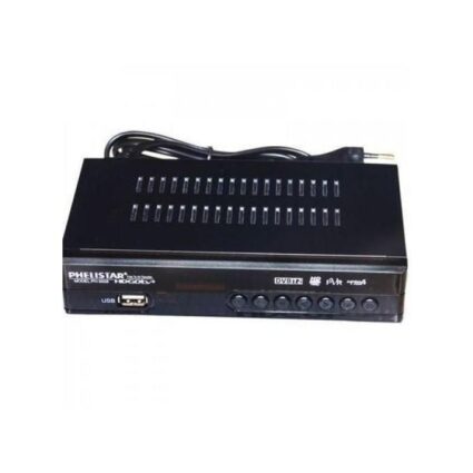 Phelistar T2 Free-to-Air Full HD 1080p Decoder — Black