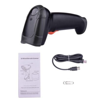Universal Handheld USB Wired 1D/2D (QR) Barcode Scanner