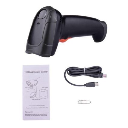 Handheld USB Wired 1D/2D (QR) Barcode Scanner